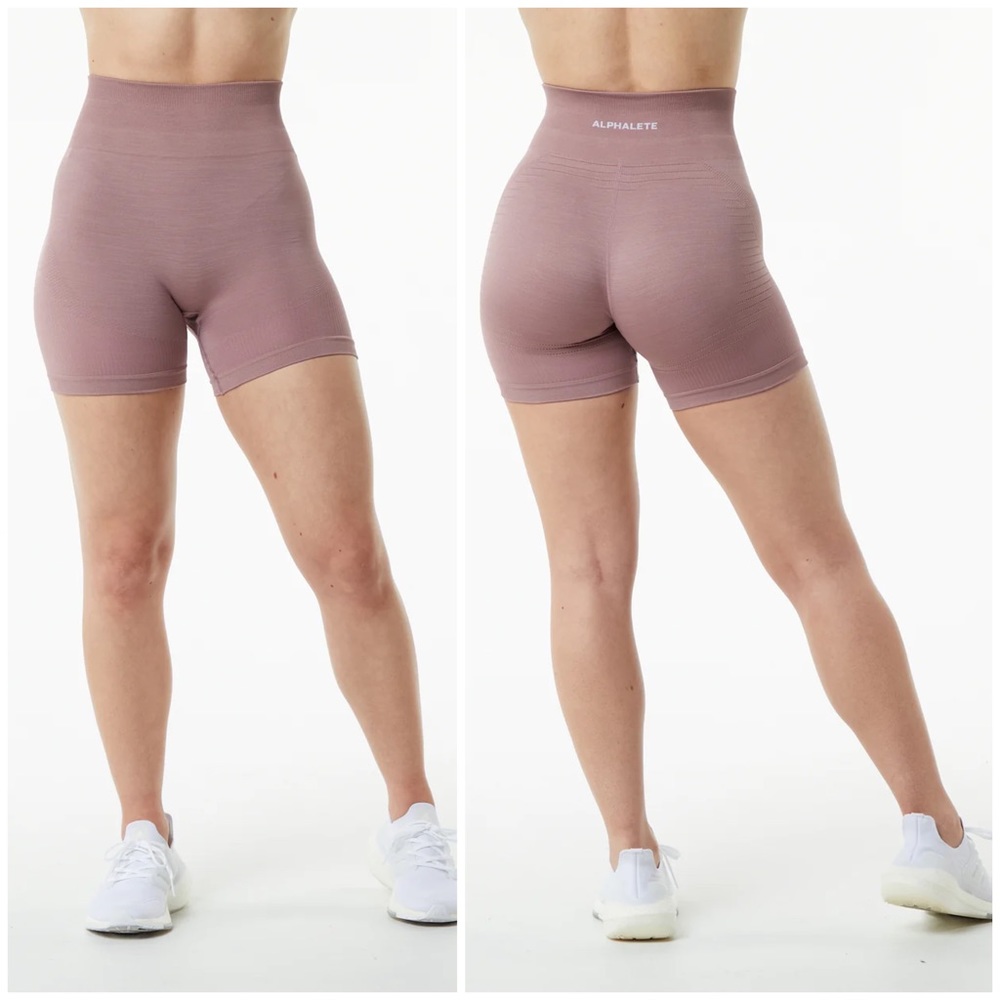 Alphalete Ozone Mauve High Performance Seamless Shorts